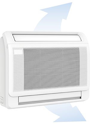 Dual air outlet
