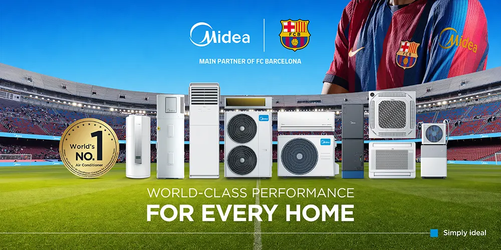 Midea logo na dresovima FK Barselona